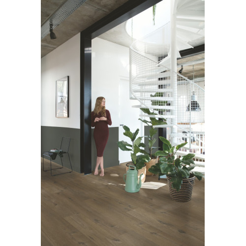 Виниловое покрытие Quick-Step Fuse Linen oak dark brown SGMPC20330 (2,5 мм)