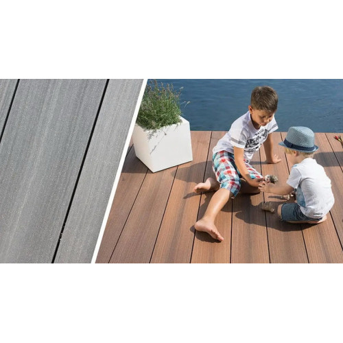 Террасная доска EASYDECK (ДПК) DOLOMIT-16 BROWN