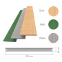 Террасная доска EASYDECK (ДПК) DOLOMIT-19 ECRU