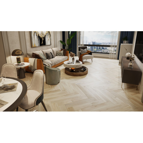 Паркетная доска Barlinek Дуб Salt Елка (Herringbone) 130