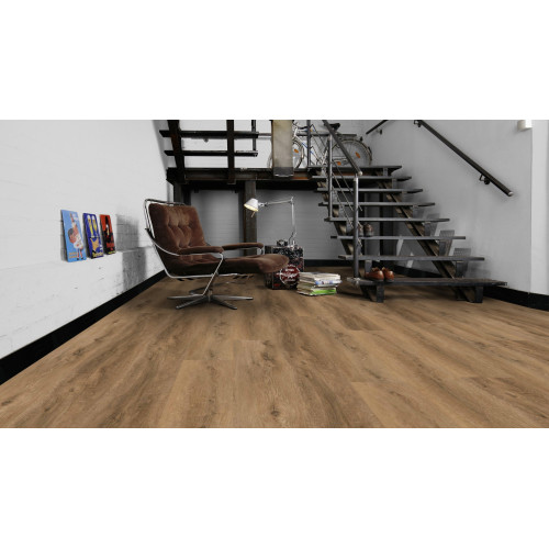 Виниловое покрытие Wineo 400 RLC Wood XL Authentic Oak Brown RLC296WXL (5,5 mm)