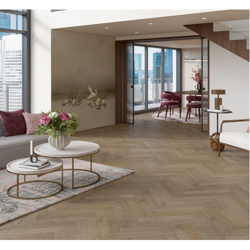 Паркетная доска Parador TT3 V4m Дуб Chalet grey ливинг плюс экстра мат лак