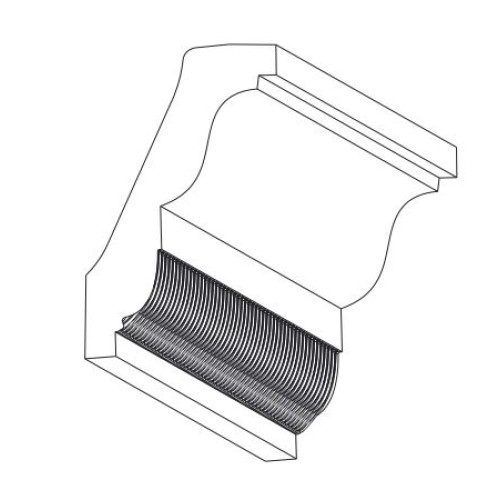 Декоративный гибкий карниз Orac Decor C212 Flex