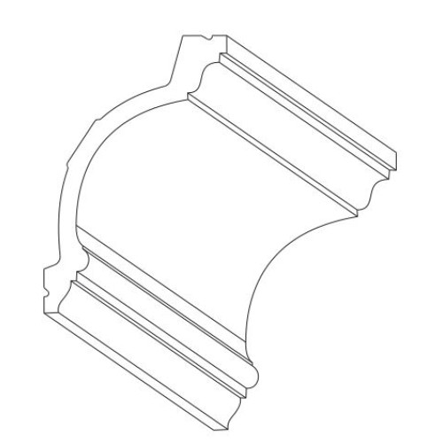 Декоративний гибкий карниз Orac Decor C217 Flex