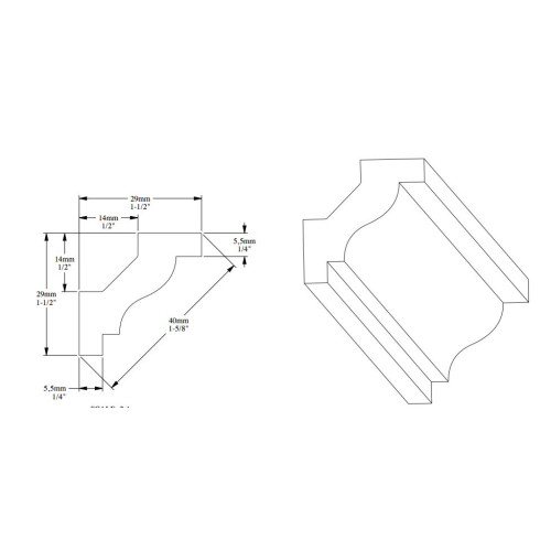 Декоративный гибкий карниз Orac Decor C230 Flex