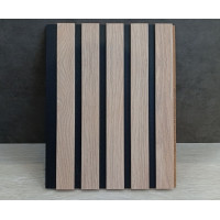 Декоративная стеновая панель DePro Natural Wood Black