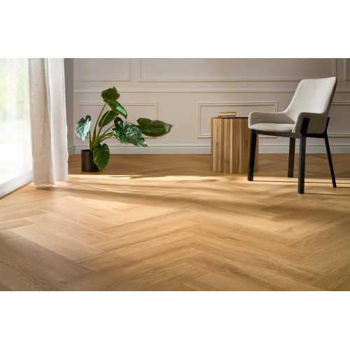 Виниловые полы SPC Arbiton Amaron Herringbone CAS 223 Menor Oak