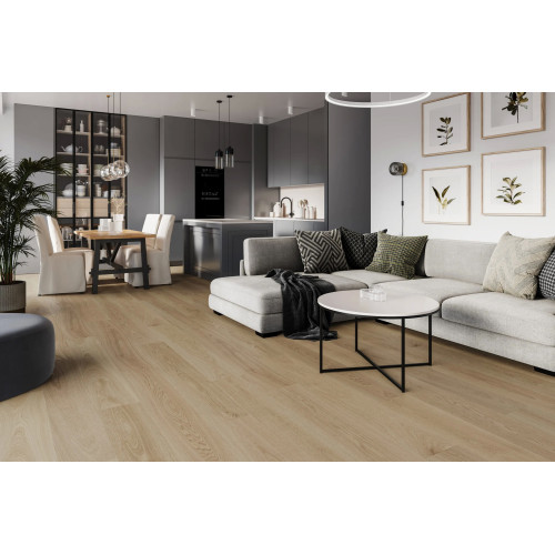 Виниловое покрытие Barlinek SPC LVT Next Step LARGE Flax Oak (6,0 мм)