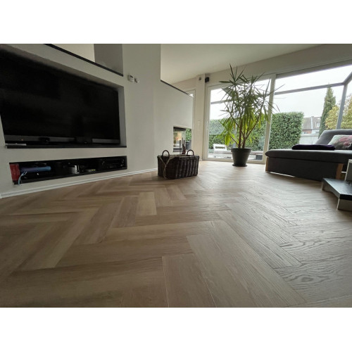 Виниловое покрытие SPC CHECK Herringbone Prenzlau OAK 2074H