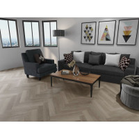 Виниловое покрытие SPC CHECK Herringbone Lausitz OAK 2073H