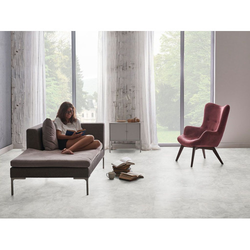 Виниловое покрытие LVT CHECK Premium Tile XL Rahden Concrete 2153E (клеевой 2,5 мм)