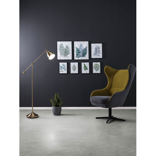 Виниловое покрытие LVT CHECK Premium Tile XL Marbach Concrete 2154E (клеевой 2,5 мм)