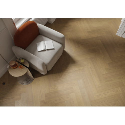 Вінілове покриття Barlinek SPC LVT Next Step HerringBone IDEA (Large) Antic Oak HB (5,0 мм)