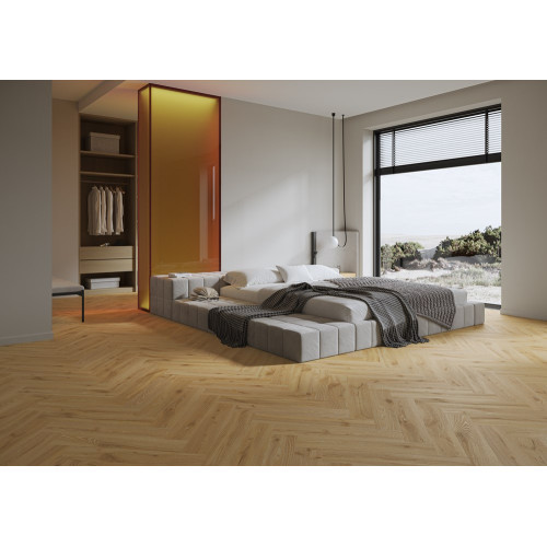 Вінілове покриття Barlinek SPC LVT Next Step HerringBone IDEA (Large) Desert Oak HB (5,0 мм)