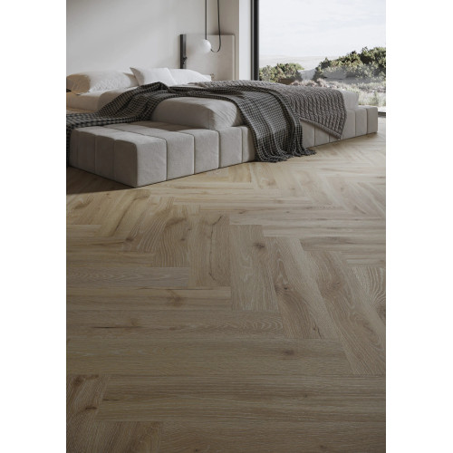 Вінілове покриття Barlinek SPC LVT Next Step HerringBone IDEA (Large) Desert Oak HB (5,0 мм)
