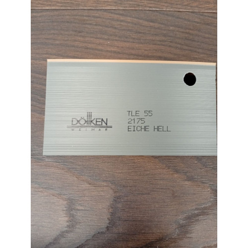 Плінтус для ковроліну Dollken TLE-55 Коричневий EICHE HELL 2175