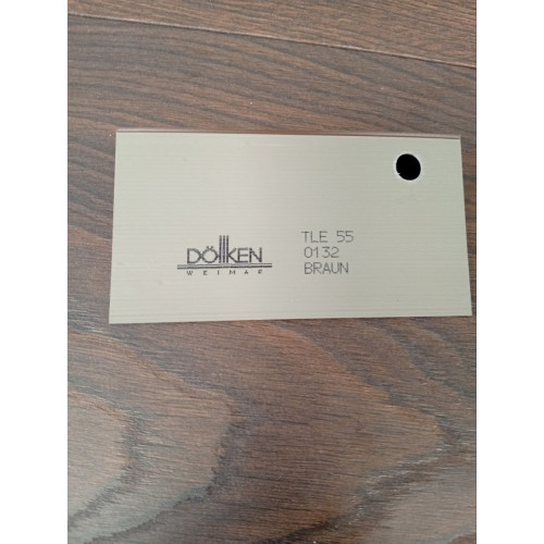 Плінтус для ковроліну Dollken TLE-55 Коричневий BRAUN 0132