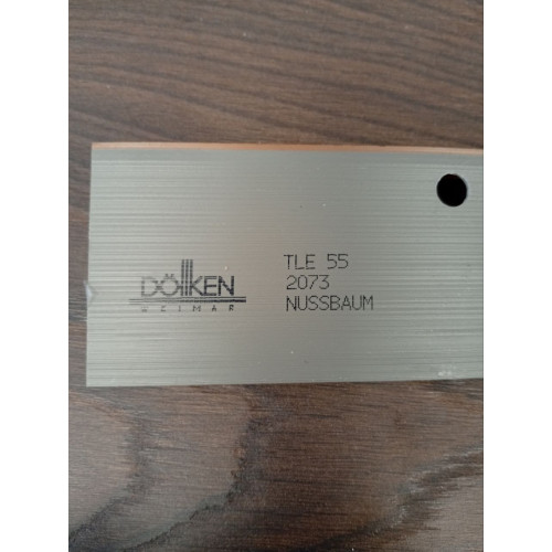 Плінтус для ковроліну Dollken TLE-55 Темно-коричневий NUSSBAUM 2073