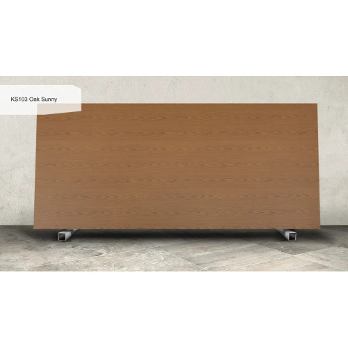 Широкоформатна панель HPL KRAFFTEN 12 мм чорне ядро - KS103 Oak Sunny