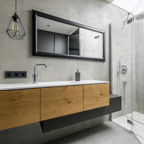 Стінова панель SPC Rocko Wall Tiles Concrete, PT R109