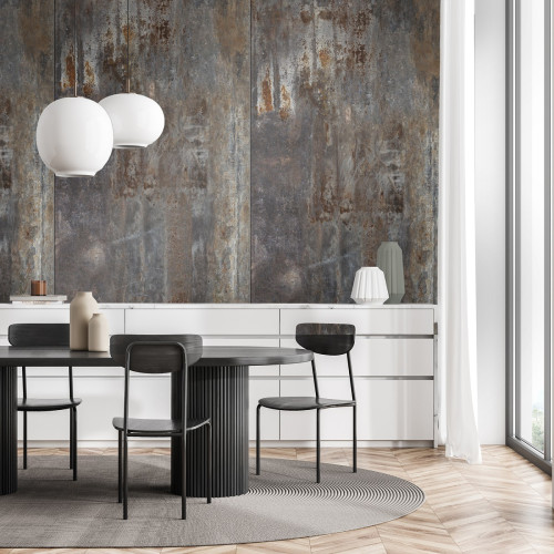 Стінова панель SPC Rocko Wall Tiles Native Steel, PT R120