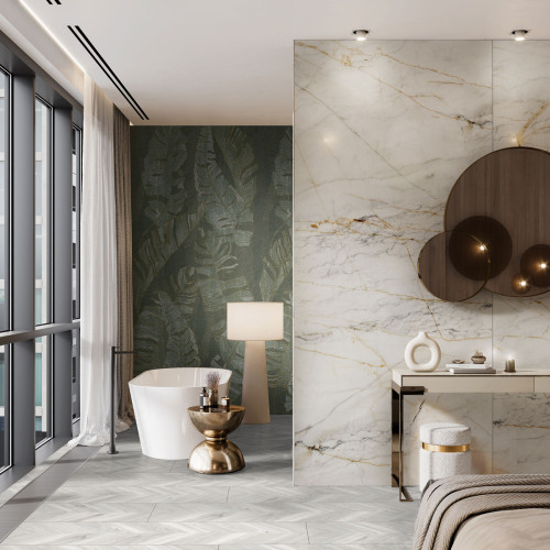 Стінова панель SPC Rocko Wall Tiles Silver Sage, PT R163
