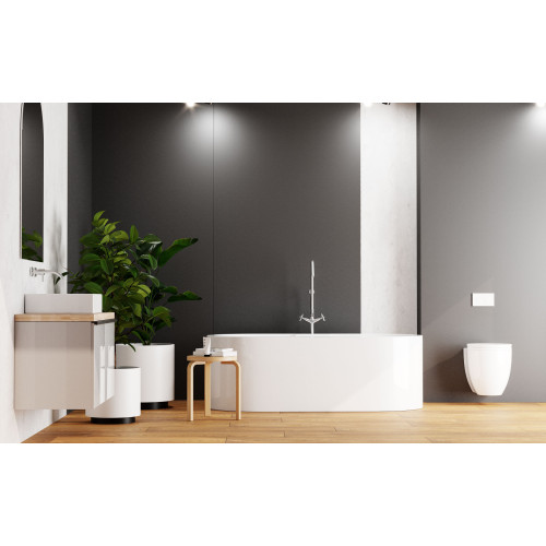 Стінова панель SPC Rocko Wall Tiles Black, PT K190