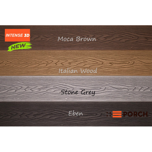 Терасна дошка PORCH INTENSE 3D Stone Grey