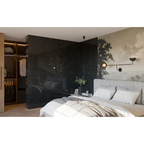 Стінова панель SPC ARBITON Mineral Walls – Monreale Black (WMS 518G)