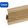 Плинтус пластиковый Cezar Premium Тик темный Матовый