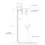 Плинтус алюминиевый скрытого монтажа для LED подсветки 100 mm (Р-2-100А)